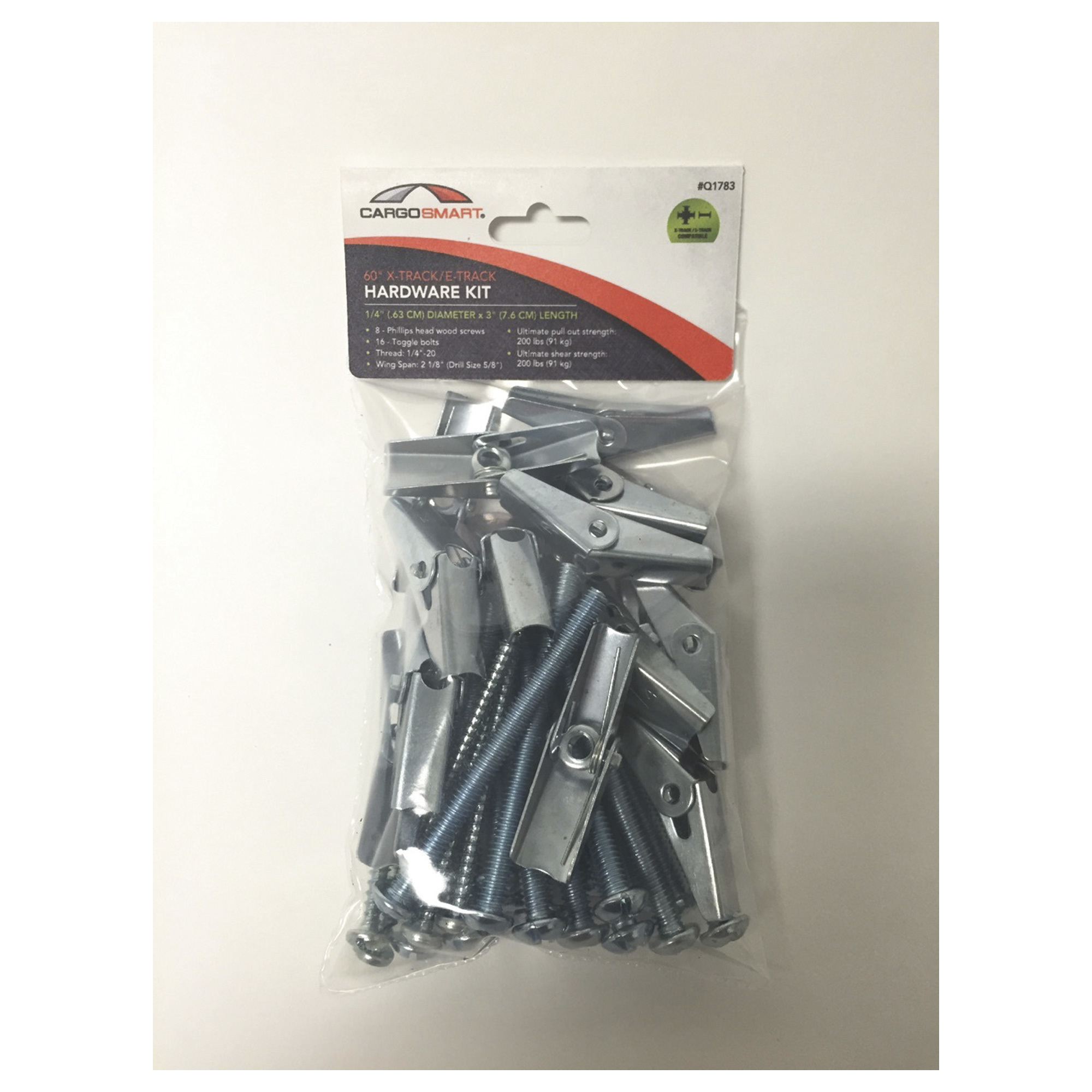 CargoSmart 24in. X-Track/E-Track Hardware Kit, Model# 1782